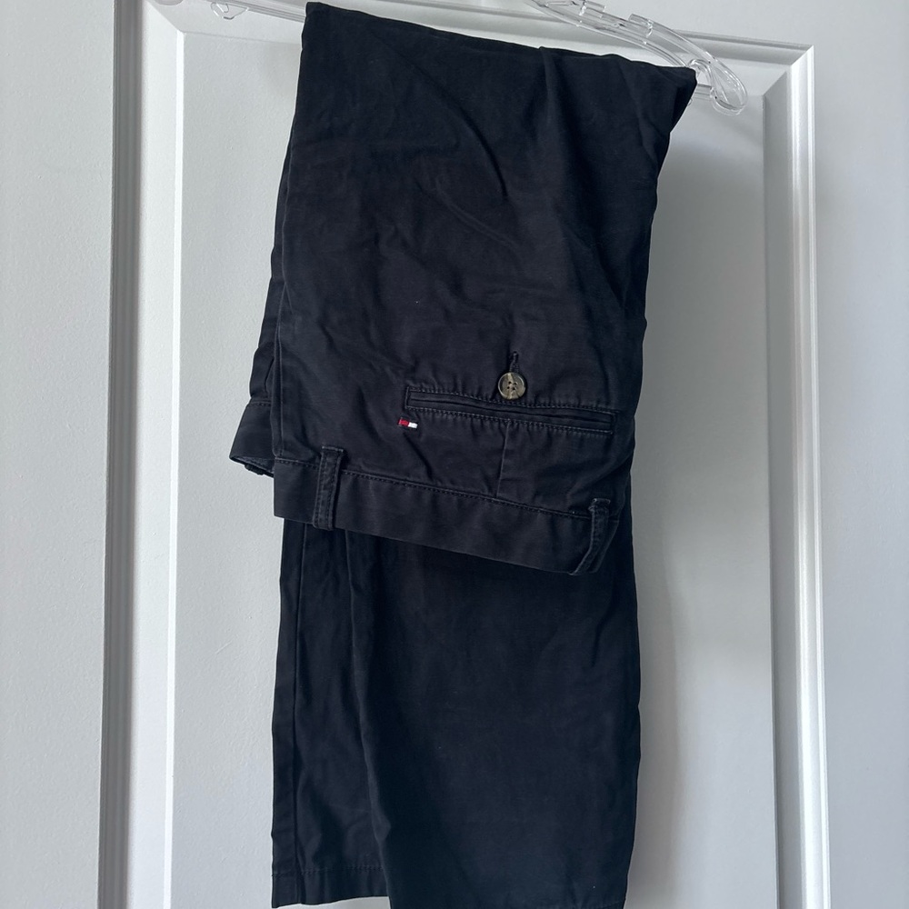 Tommy Hilfiger Black Custom Fit Pants